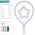 thumbnail image 2 of Raqueta de Tenis AMA SPORT Kids Junior 17 Rosa con Bolsa, 2 of 6