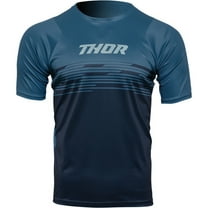 Thor Assist Shiver Solid Print Short Sleeve Mountain Bike Jersey, LG (Men's)