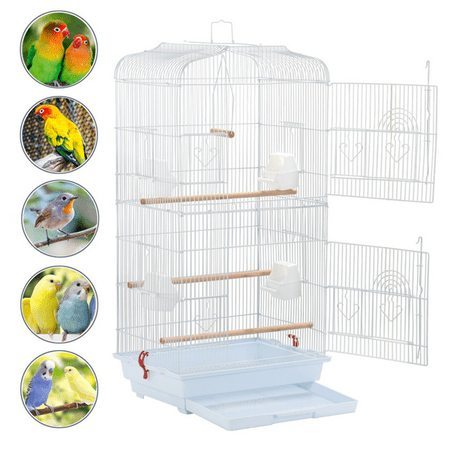 Large Pet Bird Cage Play Top Parrot Parakeet LoveBird Finch Animals Hanging (Best Cages For Lovebirds)