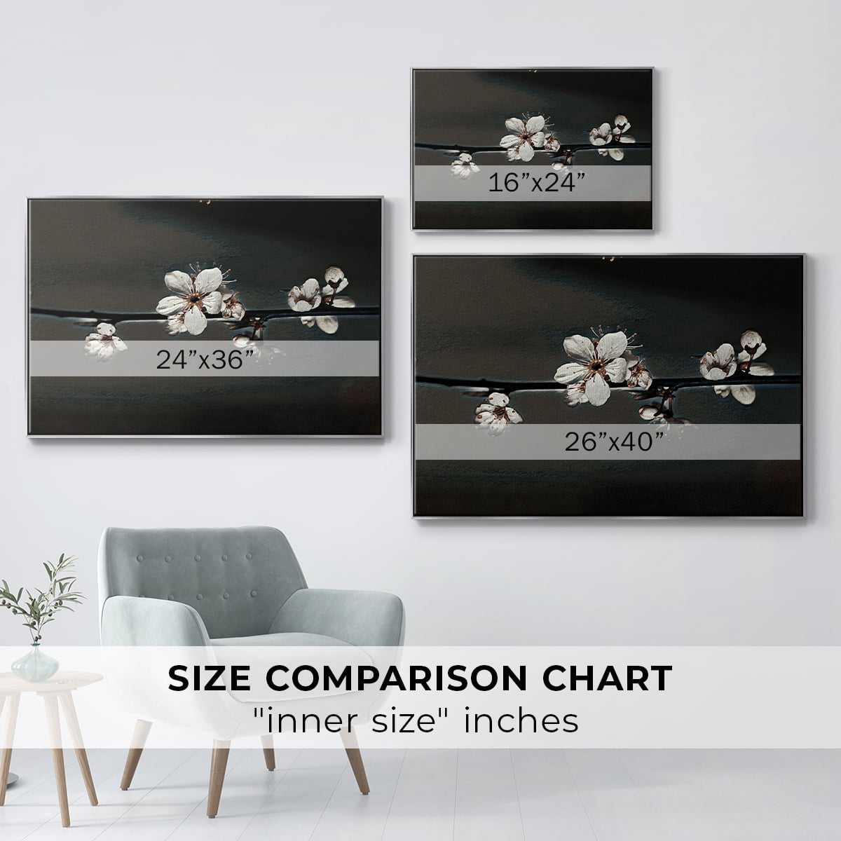 Vintage Botanical Print-XXXVIII By Wexford Home Framed in Silver Wood Gallery Wrapped Canvas 27 in. x 41 in.