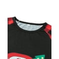 thumbnail image 6 of Christmas Pajamas for Family, Long Sleeve Gnome Truck Print Tops + Plaid Pants Set, 6 of 8