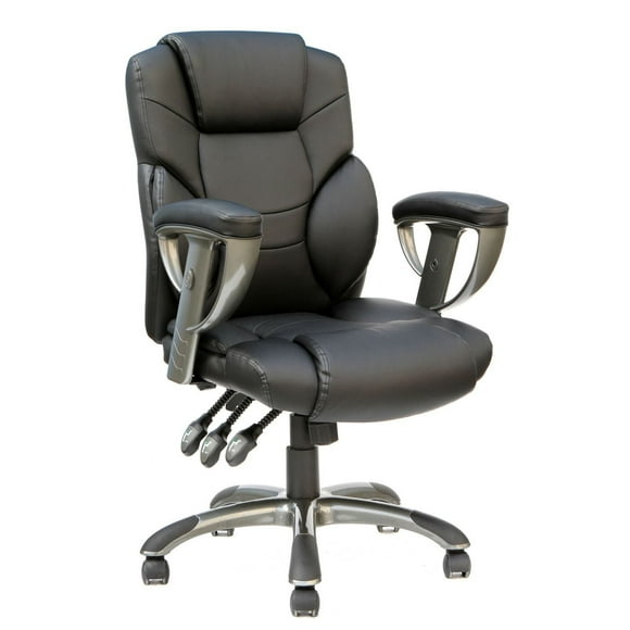 Fauteuil de bureau exécutif en cuir reconstitué à dossier haut TygerClaw