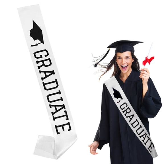 1X Belt Clearance! Graduation Season Graduation Ribbon Graduated Graduation Shoulder Strap Doctoral Hat Etiquette Strap