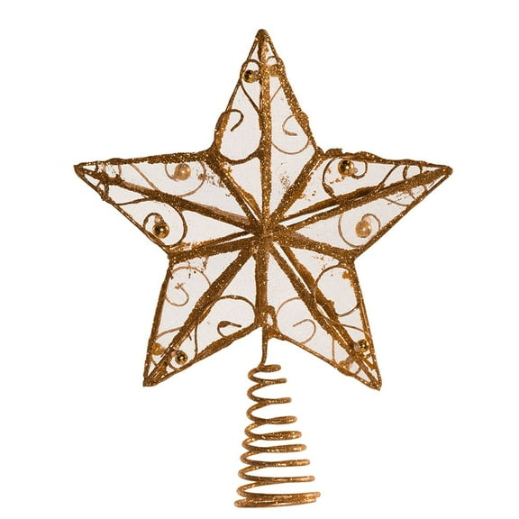 Kurt Adler Gold Wire Star Tree Topper