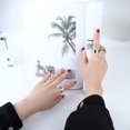thumbnail image 4 of ORUYROP 3-10 Pcs Knuckle Rings Set Stainless Steel Ring Simple Smooth Finger Stackable Rings Set for Women Plain Band Rings, 4 of 6