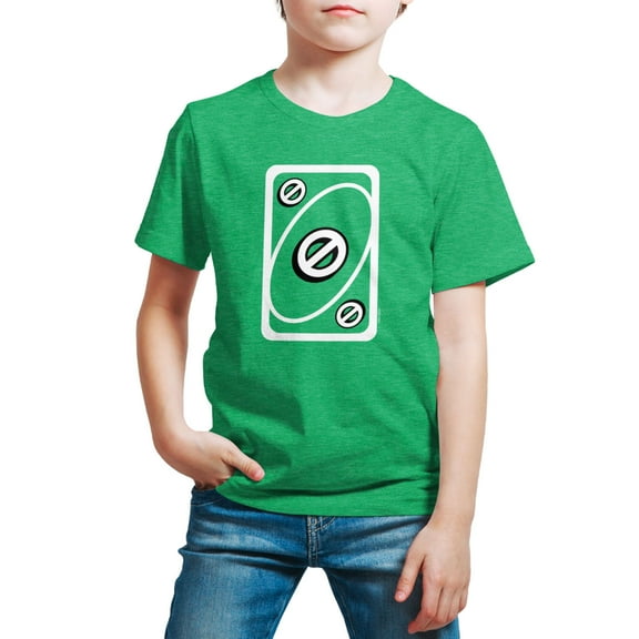 UNO Green Skip Card - Toddler And Youth Short Sleeve Graphic T-Shirt