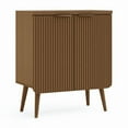 thumbnail image 2 of TopComfy Buffet Cabinet with Storage, Modern Wood Storage Cabinet with 2 Doors for Coffee Bar, Kitchen, Entryway, Dining Room & Living Room, Walnut, 2 of 7