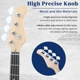thumbnail image 6 of Ktaxon 46" Electric Bass Guitar Kit with 20W Amplifier, P Bass Style, 4 String, Transparent Blue, 6 of 7