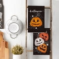 thumbnail image 3 of Black Pumpkin Halloween Kitchen Towels Dish Towels, 18x26 Inch Spider Web Jack-O''-Lantern Decoration Hand Towels Set of 2, 3 of 6