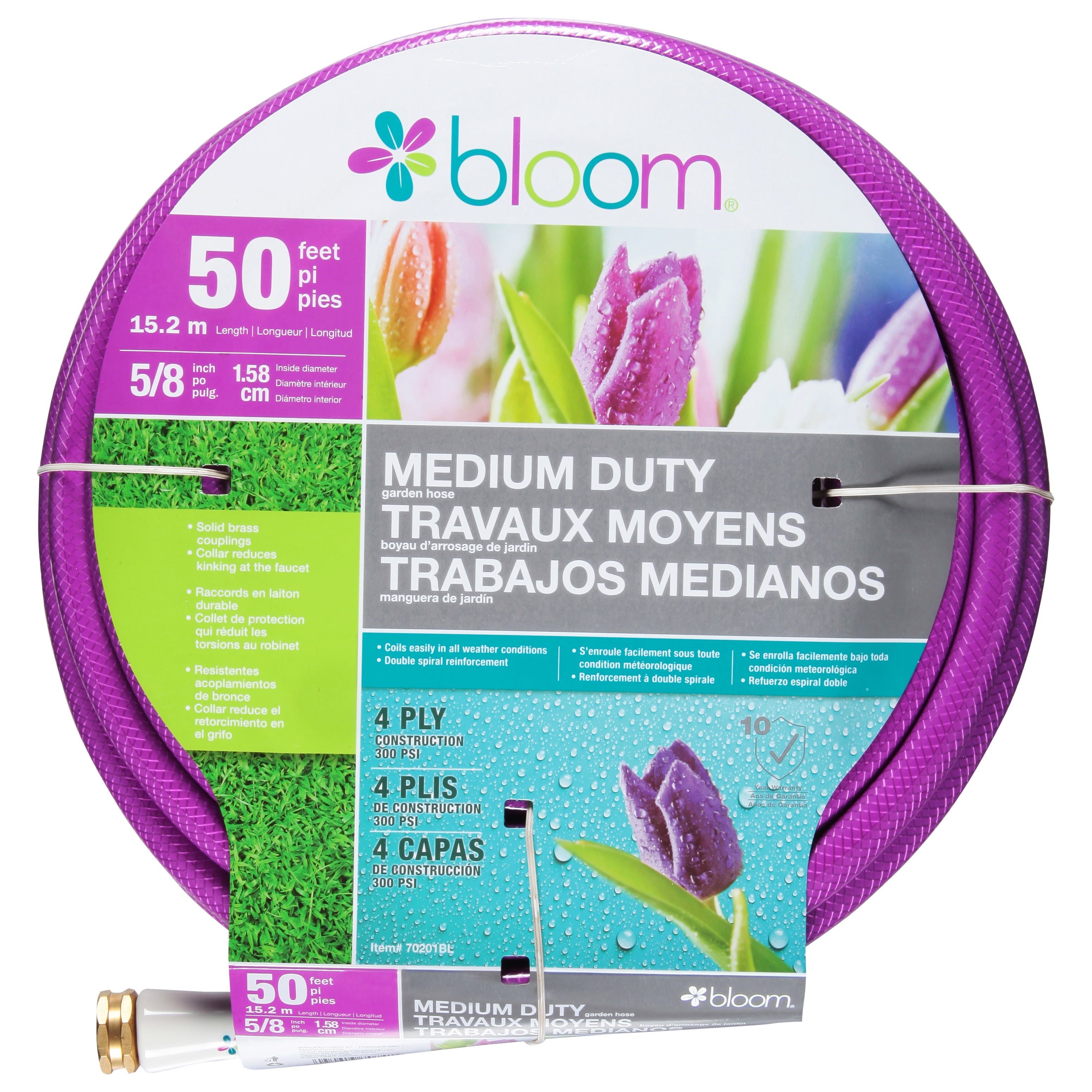 Bond Mfg                P - Bloom Medium Duty Garden Hose