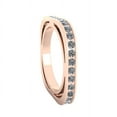 thumbnail image 3 of Natural 1.25Ct Round Cut Diamond Euro Square Bridal Eternity Band Ring 14k Gold FG VS1, 3 of 3