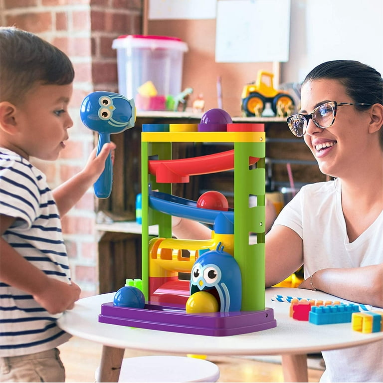 Baby Stacking Cups Toys For One Year Old Development Game Learn Colors Fun  Play