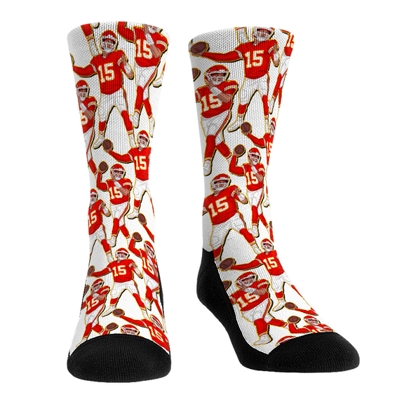 Unisex Rock Em Socks Patrick Mahomes Kansas City Chiefs Player Celebration Crew Socks