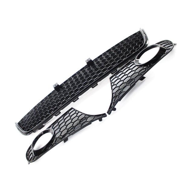 Conjunto De Rejilla De Parachoques Inferior Delantera De Malla De Nido De Abeja Accesorios De Coche Para Golf 6 2009-2013 Monstrate VI005466-00
