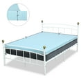 thumbnail image 2 of Costway 4"Gel-Infused Memory Foam Mattress Topper Ventilated Bed Pad Full 54" x 75", 2 of 8