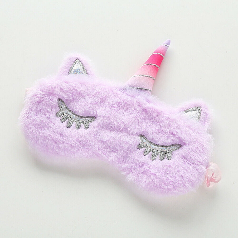 Magik Unicorn Eye Mask Soft Plush Sleep Masks Home Sleeping Blindfold Traveling