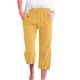 thumbnail image 2 of ICHUANYI Liquidación Moda Mujer Casual Color Elástico Pantalones Sueltos Pantalones Rectos De Pierna Ancha Con Bolsillo ICHUANYI WER202308250385, 2 of 5