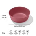 thumbnail image 2 of Set de 3 Bowls Apilables OXO Tot Oscuro Libre de BPA, 2 of 8