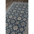 thumbnail image 2 of Momeni Banaras Hand Knotted Wool Blue Area Rug 5'6" X 8'6", 2 of 2