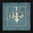 thumbnail image 2 of Jace Grey 15x15 Black Modern Wood Framed Wall Art Titled - Blue chandelier, 2 of 6