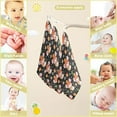 thumbnail image 2 of Coolnut Happy New Year Mouse Baby Muslin Washcloths Face Towel, 3 PCS Burp Cloths Cotton Wipes Infant Wash Cloth for Newborn Boys Girls 12x12 inches, 2 of 6