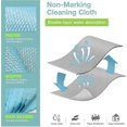 thumbnail image 2 of Microfiber Cloths Cleaning Cloths 10 Fish Scale Cleaning Cloth 25x25cm, Eco-Friendly Reusable Towel for Kitchen Glass Car Window Cleaning, 2 of 5