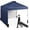 Navy Blue, variant on Rugerasy 10x10 FT Immediate Pop Up Canopy Tent – 2 Sidewalls,Vented Roof,Waterproof,Commercial-Grade,Wheeled Bag,Sandbags,Ropes,Stakes – Sun Shelter for Outdoor Events,White