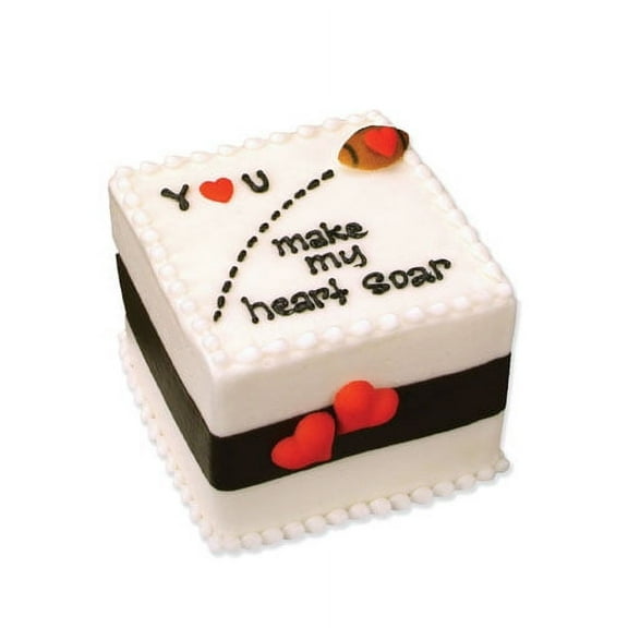 Edible Shimmering Cake Decoration Ribbon -6Strips -Black