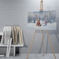 thumbnail image 4 of Hello Winter Golden Retriever Football Snowman Welcome Snowy Morning Horizontal Matte Canvas Poster Goldens Dog Lover Gifts Idea Wall Art Home Decor - 01012, 4 of 5