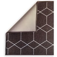 thumbnail image 5 of Playa Rug Custom Size Hexagon Brown 31 Inch Wide Non-Slip Stair Runner Rug 29 Feet, 5 of 5