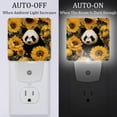 thumbnail image 2 of Panda sunflowers LED Square Night Lights - Modern Design, Energy Efficient Indoor Lighting for Bedrooms, Bathrooms, and Hallways - 200 Characters, 2 of 6