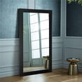 thumbnail image 1 of American Made Mat Noir Encadré Grand Miroir Penché 32 x 71 Po. BM002T, 1 of 5