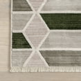 thumbnail image 6 of nuLOOM Fressia Modern High-Low Geometric Area Rug, 5' 3" x 7' 6", Light Grey, 6 of 9