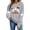 Gray Sweatshirts, variant on Jsaierl Halloween Sweatshirts for Women Cute Ghost Graphic Pullovers Fall Classic Round Neck Long Sleeve Sweater Tops Halloween Clothes, Sizes S-2XL