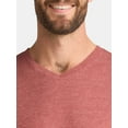 thumbnail image 4 of George Men's & Big Men's Relaxed Fit Short Sleeve V-Neck Tee, Sizes S-3XL, 4 of 5