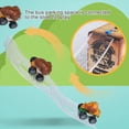 thumbnail image 4 of Dinosaur Toy Trucks For Kids Pull Back Dino Car Vehicle With Lighting Music Pull Back Dinosaur Car Transporter To, 4 of 7