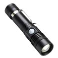 thumbnail image 1 of Linterna de aleación de aluminio USB 3 engranajes impermeable telescópico Zoom antorcha de emergencia Wdftyju Para estrenar, 1 of 3