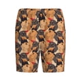 thumbnail image 4 of Wukai Dog Men’s Short Pajama Pants With Pockets Soft Sleep Pj Shorts for Men-4X-Large, 4 of 6