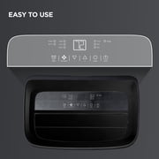 TCL 8,000 BTU Smart Portable Air Conditioner (Black) - 3-in-1 Cooling, Fan & Dehumidifier, Auto Swing, Matter-Enabled, Quiet Operation, Sleep & Auto Modes, Compact Window Fit 20”-59” - W8P95-B5