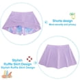 thumbnail image 7 of Girls 2 Piece Tankini Swimsuit Summer Boyshort Girls Bathing Suit with Shorts with Beach Skirt Swimwear 5-16 Years, 7 of 7