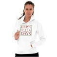 thumbnail image 4 of Christmas Happy Holla Days Holiday Hoodie Sweatshirt Women Men Brisco Brands S, 4 of 6