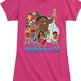 thumbnail image 3 of Moana 2 - Moana Group - Girl's Toddler And Youth Fitted Short Sleeve Graphic T-Shirt, 3 of 5