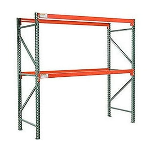 Global Industrial Teardrop Pallet Rack Starter, 48"W X 36"D X 96"H