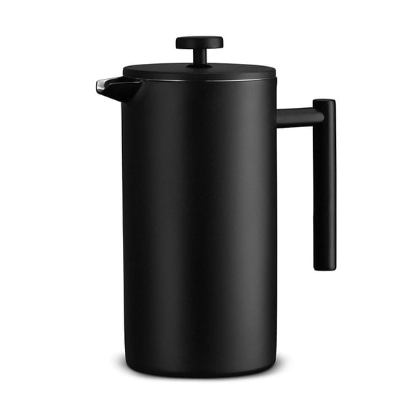 Btidfty Stainless Steel French Press Coffee Maker 1000ml Double Wall Insulation Coffee Press Easy Press Cafe Brewed Coffeeware with 3 Double Walled Large Coffee Press Kitchen Accessories