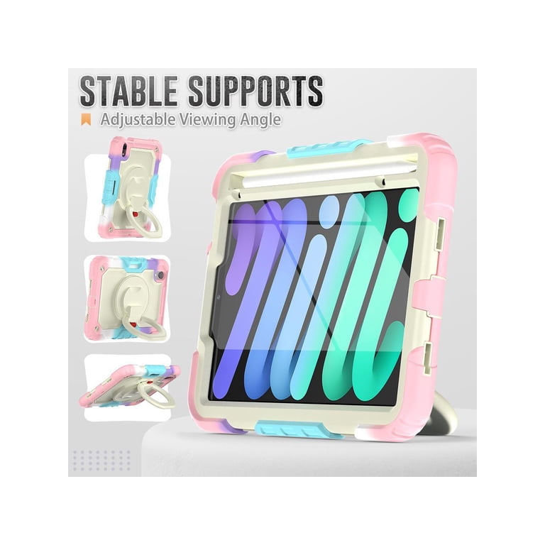 iPad mini 8.3インチ + Pencil + スマートカバー iPad Mini 6 Case 2021 8.3 Inch with Pencil Holder & Screen