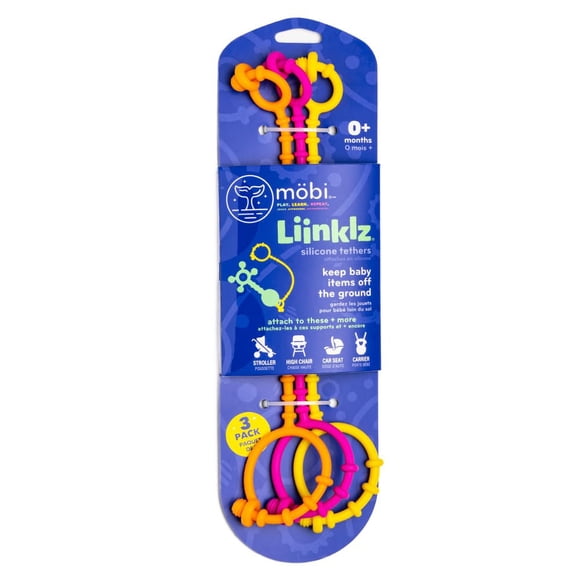 Correas de silicona MÖBI Liinklz de Toy Straps para bebés de más de 0 meses