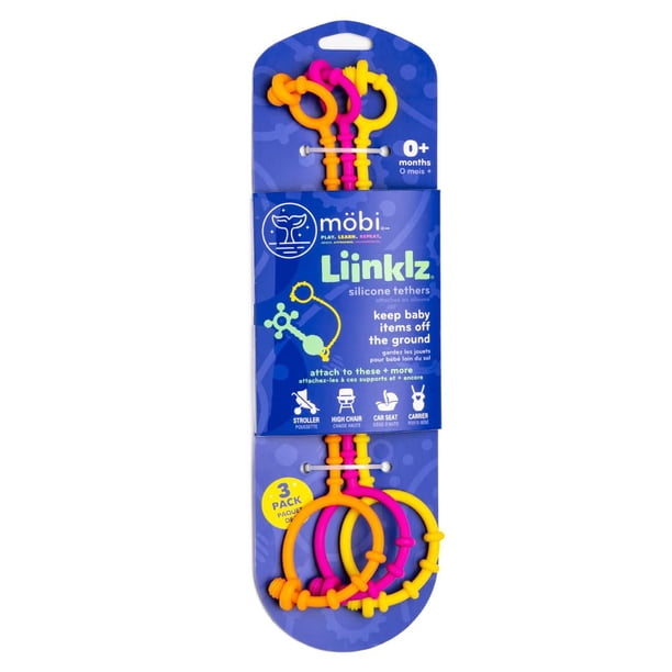 Correas de silicona MÖBI Liinklz de Toy Straps para bebés de más de 0 meses