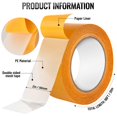 thumbnail image 2 of PinesC Strong Adhesive Double-Sided Mesh Tape, 2 in × 66 FT (20m) High Sticky Clear Tape, Heavy Duty for Fixing Carpet, Rug, Cushion, Poster, DIY Crafts clear, 2 of 5