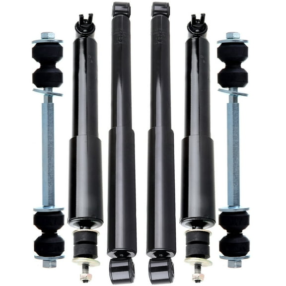 cciyu Struts Suspension Kit for Chevrolet Silverado 1500 1999-2003,for GMC Sierra 1500 1999-2003, Includes Shock absorber,Stabilizer Bar Link Kit