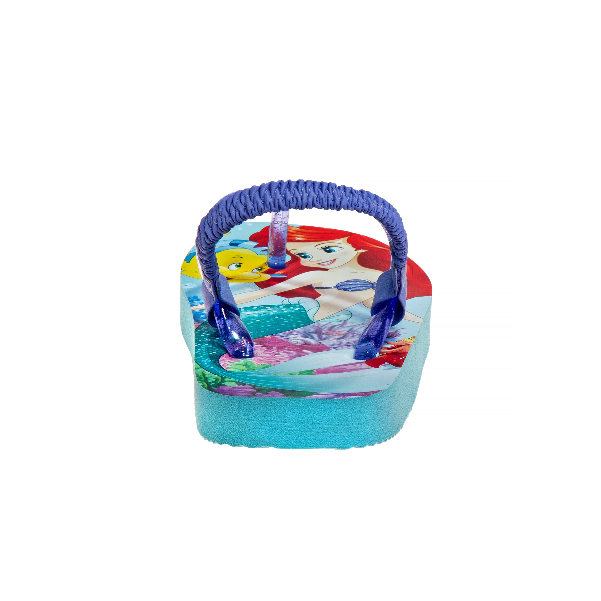 Disney The Little Mermaid Girls Flip Flops with back strap
